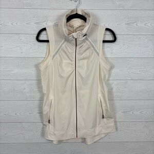 LULULEMON GO THE DISTANCE VEST SIZE 8 CREAM